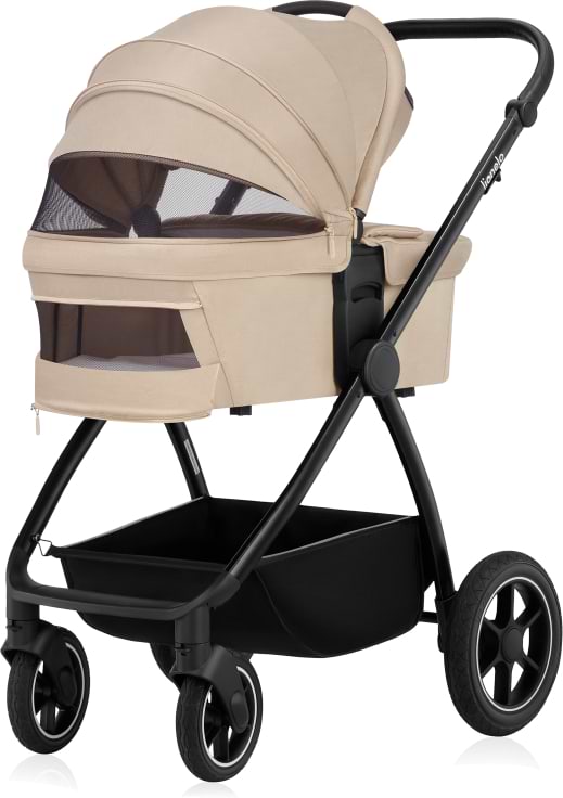 Фото - Коляска універсальна 3 в 1 Lionelo Meril Beige Sand