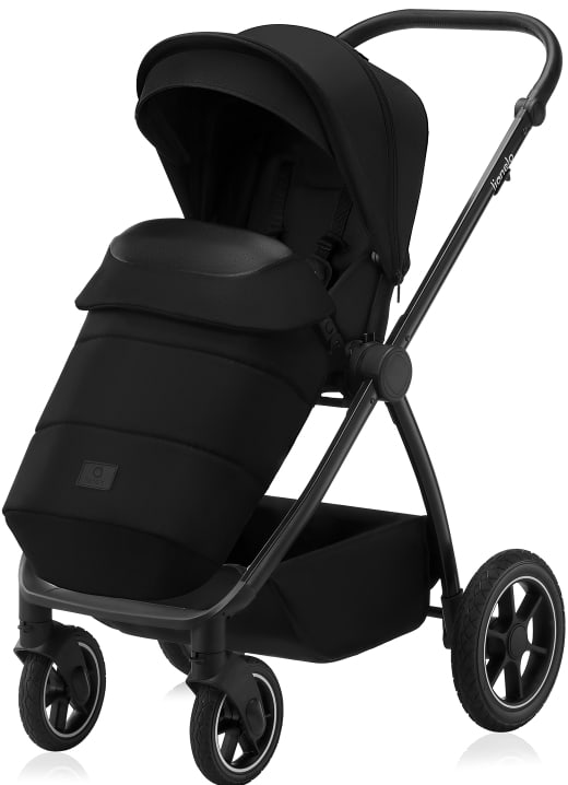 Фото - Коляска універсальна 3 в 1 Lionelo Meril Black Onyx