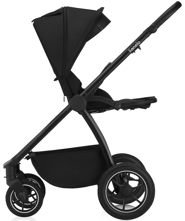 Фото - Коляска універсальна 3 в 1 Lionelo Meril Black Onyx