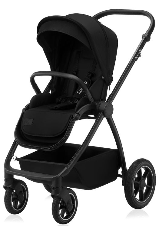 Фото - Коляска універсальна 3 в 1 Lionelo Meril Black Onyx