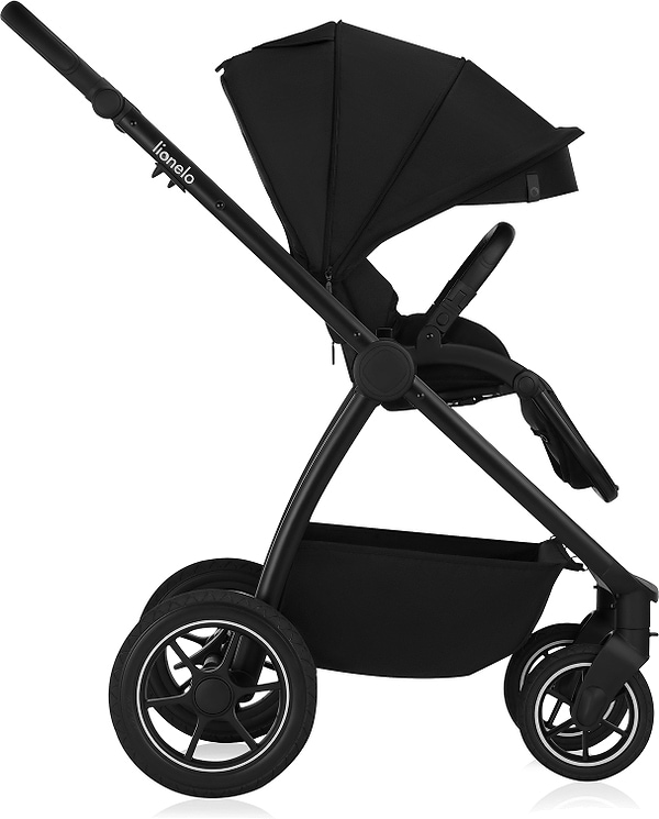 Фото - Коляска універсальна 3 в 1 Lionelo Meril Black Onyx