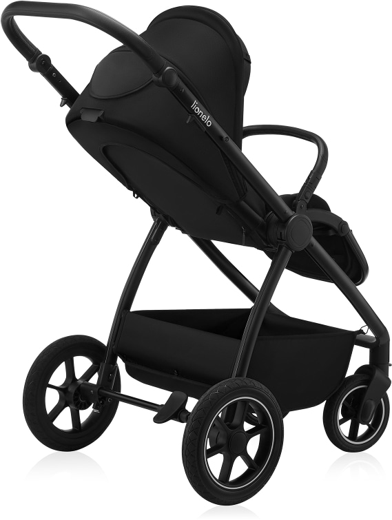 Фото - Коляска універсальна 3 в 1 Lionelo Meril Black Onyx