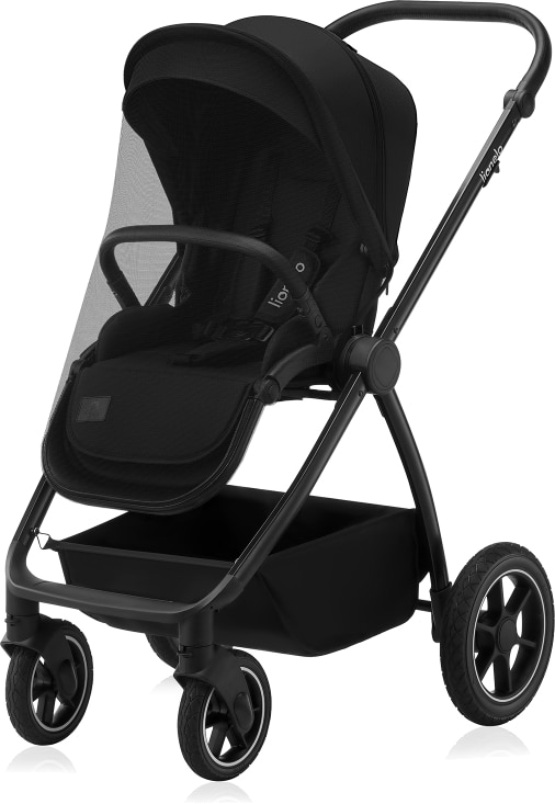 Фото - Коляска універсальна 3 в 1 Lionelo Meril Black Onyx