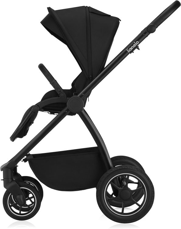 Фото - Коляска універсальна 3 в 1 Lionelo Meril Black Onyx