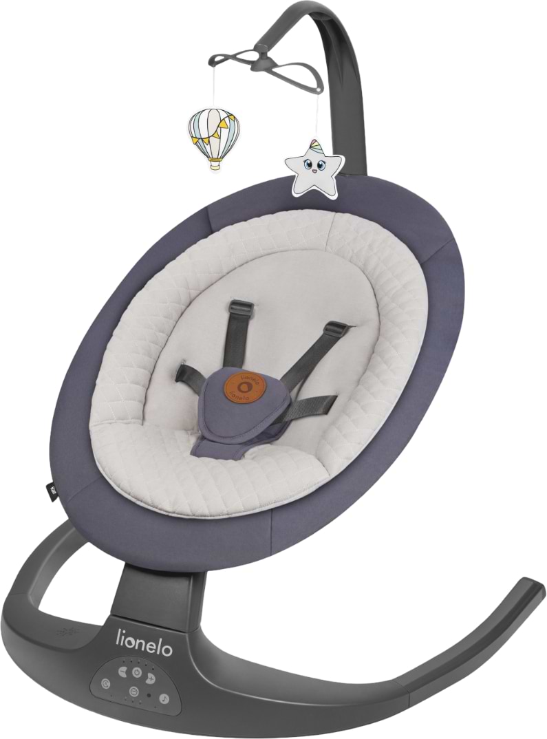 Кресло-шезлонг Lionelo Ralf Grey Graphite