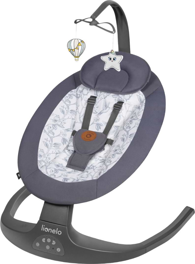 Кресло-шезлонг Lionelo Ralf Grey White