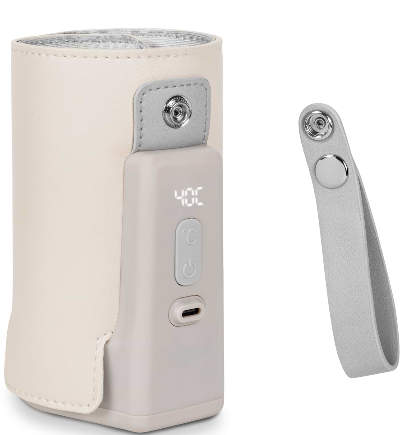 Подогреватель детских бутылочек дорожный Lionelo Thermup Go Plus Beige Sand