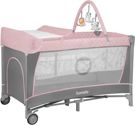 Манеж-кровать Lionelo Flower Flamingo