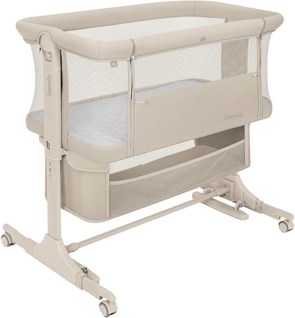 Фото - Ліжечко дитяче прямокутне Lionelo JODIE BEIGE CREAM