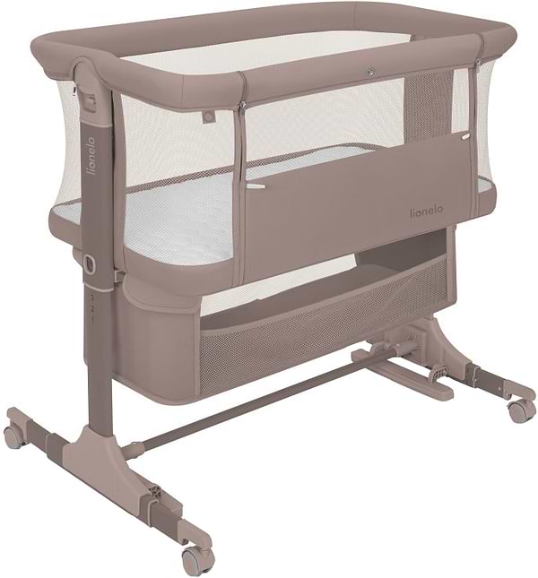 Фото - Кроватка детская прямоугольная Lionelo JODIE BEIGE TAUPE