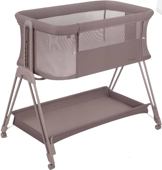 Кроватка детская прямоугольная Lionelo LUNA BEIGE TAUPE