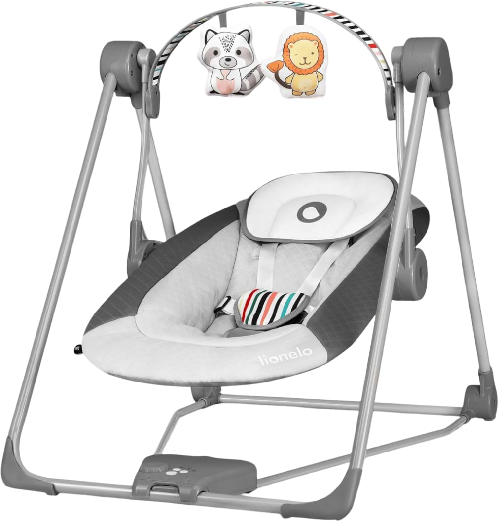 Кресло-качалка Lionelo Otto Cozy Grey