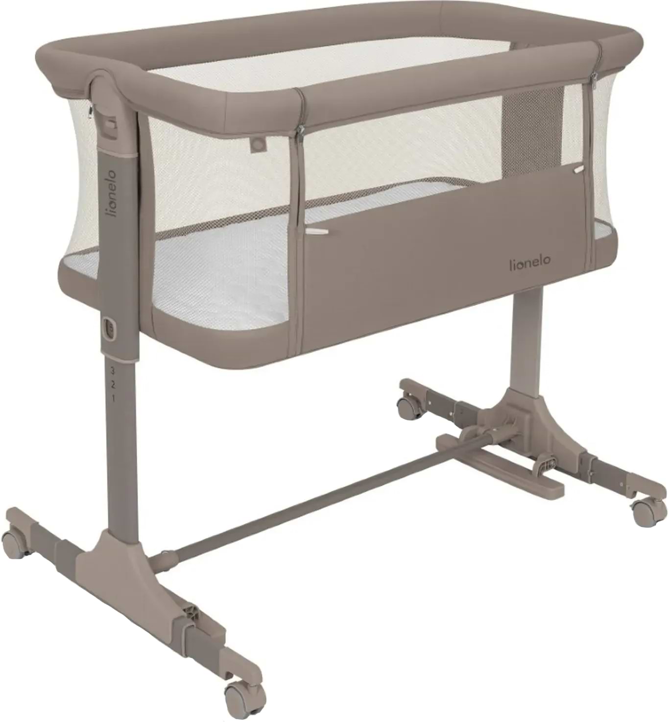 Кроватка детская прямоугольная Lionelo PARI BEIGE TAUPE