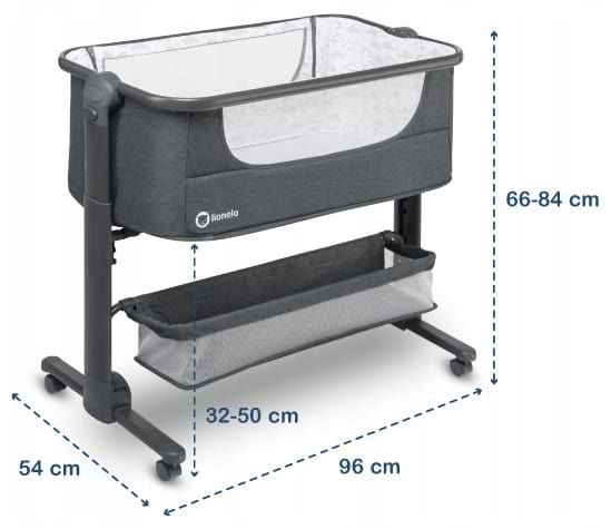 Фото - Ліжечко дитяче прямокутне Lionelo Timon