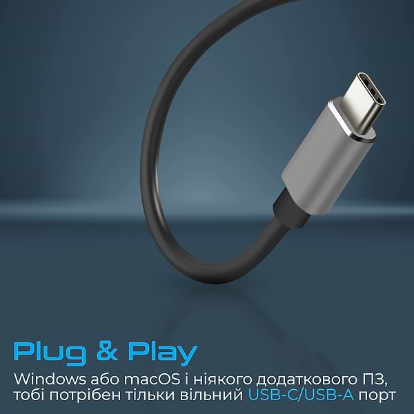 Фото - Хаб USB Promate Litehub-4 Grey