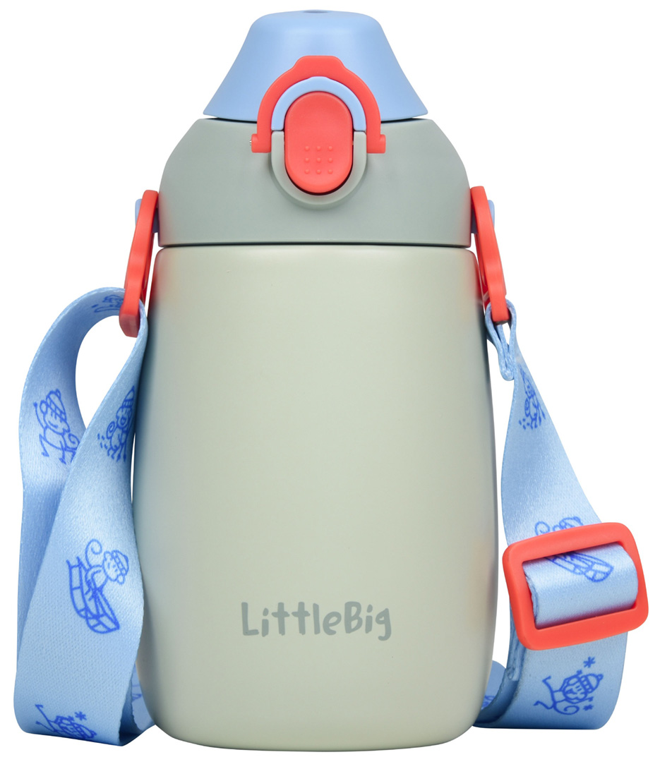 Термочашка LittleBig 4020 для дітей Rebel 350 мл геройська сіра (6955482322970)