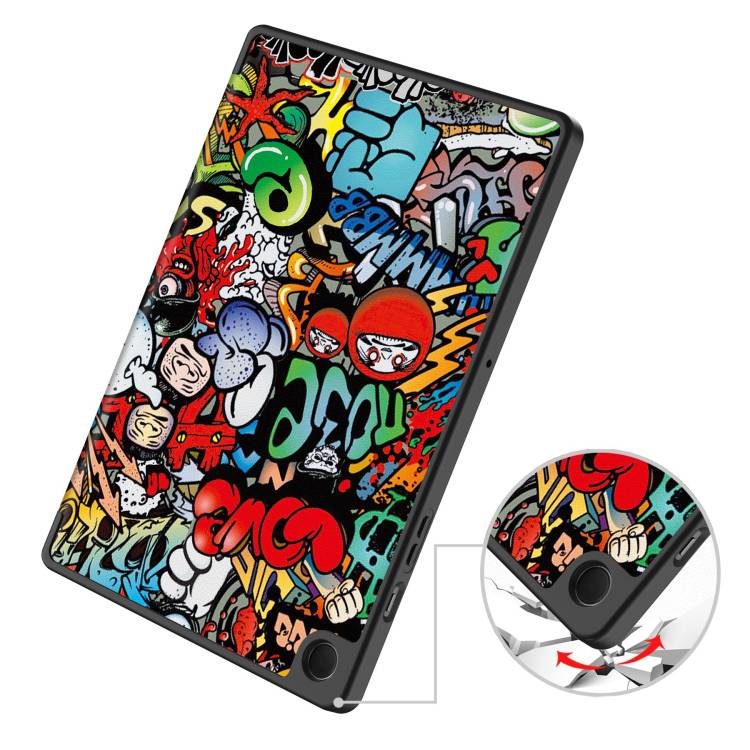 Фото - Чехол для планшета BeCover Flexible TPU Mate for Samsung Galaxy Tab A9 Plus SM-X210/SM-X215/SM-X216 11.0" Graffiti (710348)