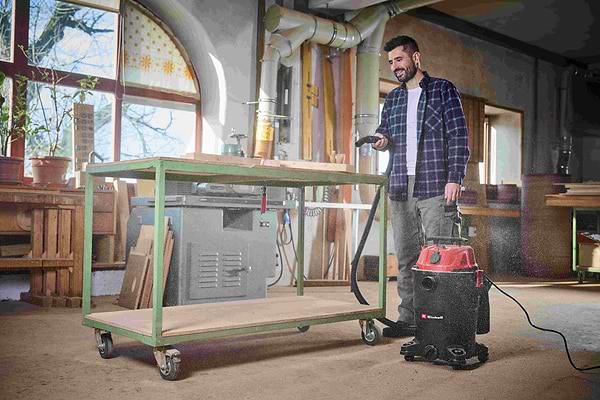 Фото - Пилосос для сухого прибирання з контейнером і мішком Einhell 1930 А (2342490)