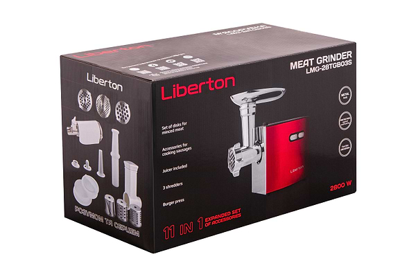 Фото - Мясорубка Liberton LMG-28TGB03S