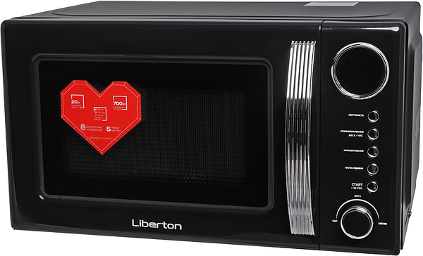 Фото - Мікрохвильова піч (НВЧ) Liberton LMW-2083E Black