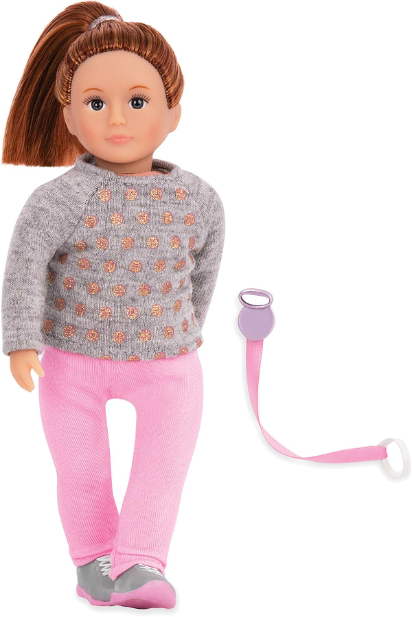 Фото - Лялька Lori Розалінда з повідком для вигулу собак 15 см (LO31113Z)