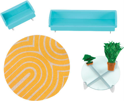 Меблі і будиночки для ляльки Lori для вітальні (LO37031Z)