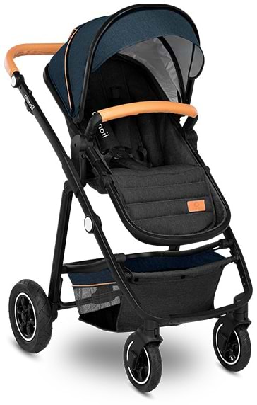 Коляска універсальна 3 в 1 Lionelo Amder Blue Navy