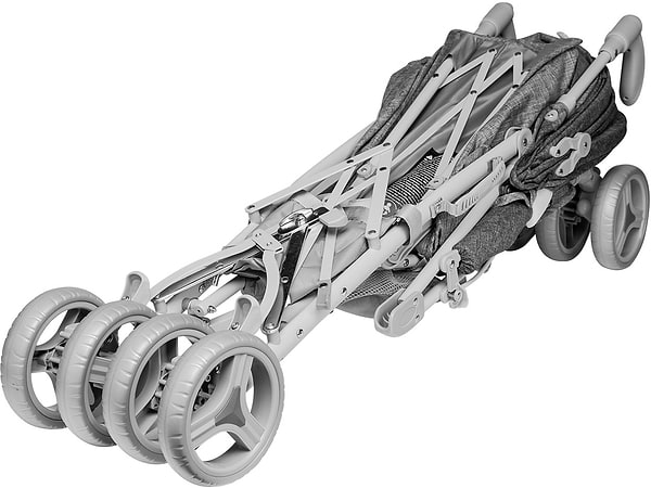 Фото - Коляска прогулянкова Lionelo Irma Grey/Dark Grey