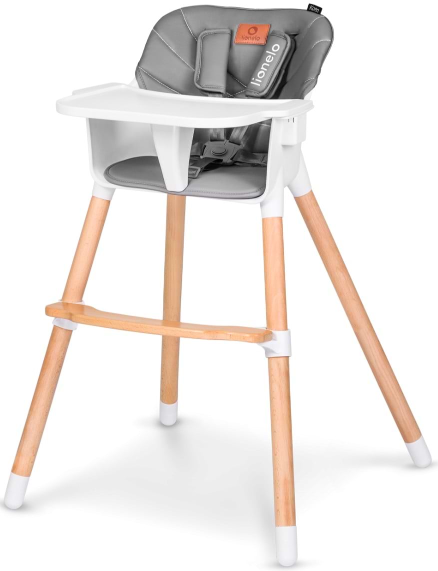 Стульчик для кормления классический Lionelo Koen Grey Stone