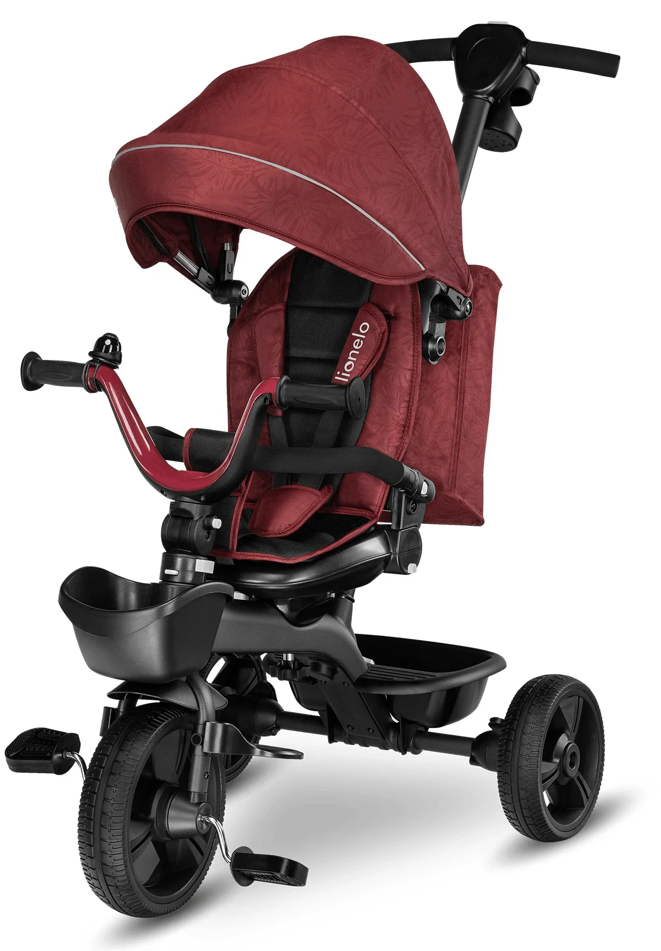 Трёхколёсный велосипед Lionelo Kori Red Burgundy