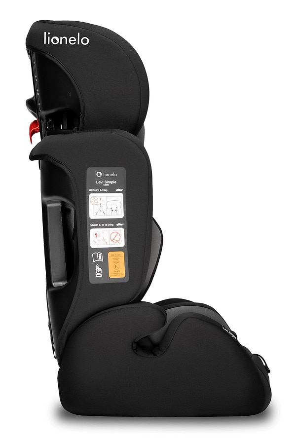 Фото - Автокресло Lionelo Levi Simple Black