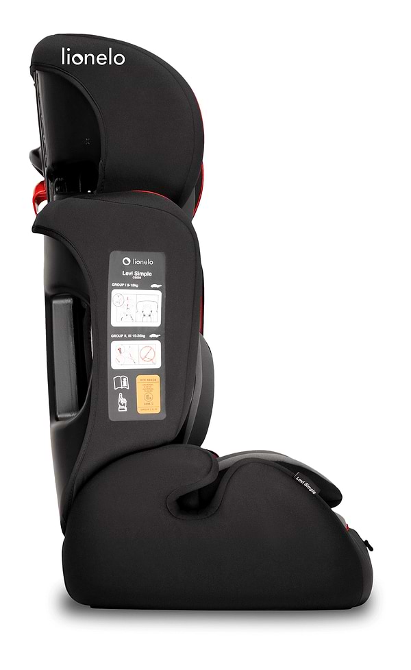 Фото - Автокресло Lionelo Levi Simple Sporty Black