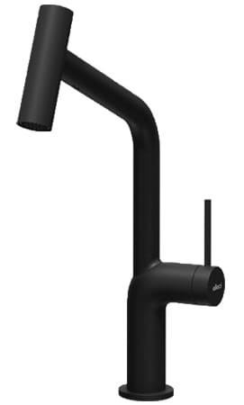 Смеситель кухонный Elleci Loch black 86