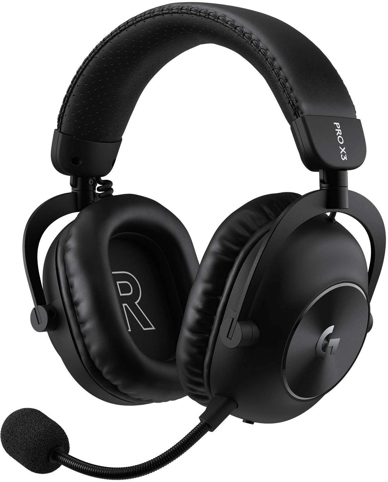 Гарнітура бездротова ігрова Logitech G PRO X3 Lightspeed Black (981-001740)