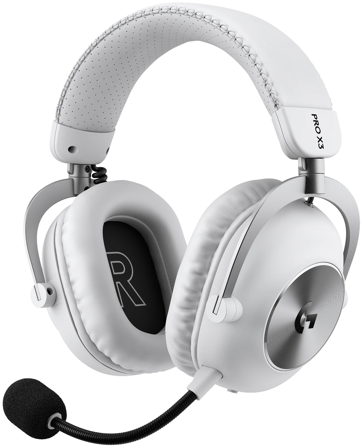 Гарнітура бездротова ігрова Logitech G PRO X3 Lightspeed White (981-001748)