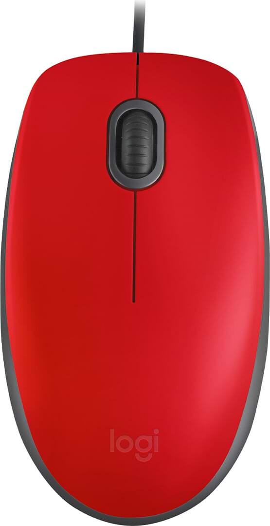 Фото - Мышь проводная Logitech M110 Silent Red USB (910-006759)