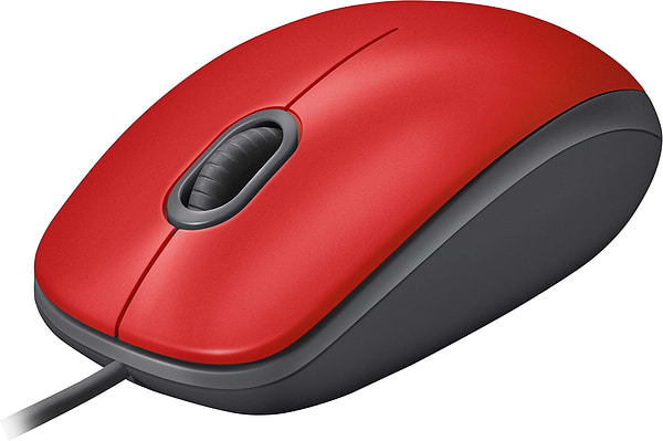 Фото - Мышь проводная Logitech M110 Silent Red USB (910-006759)
