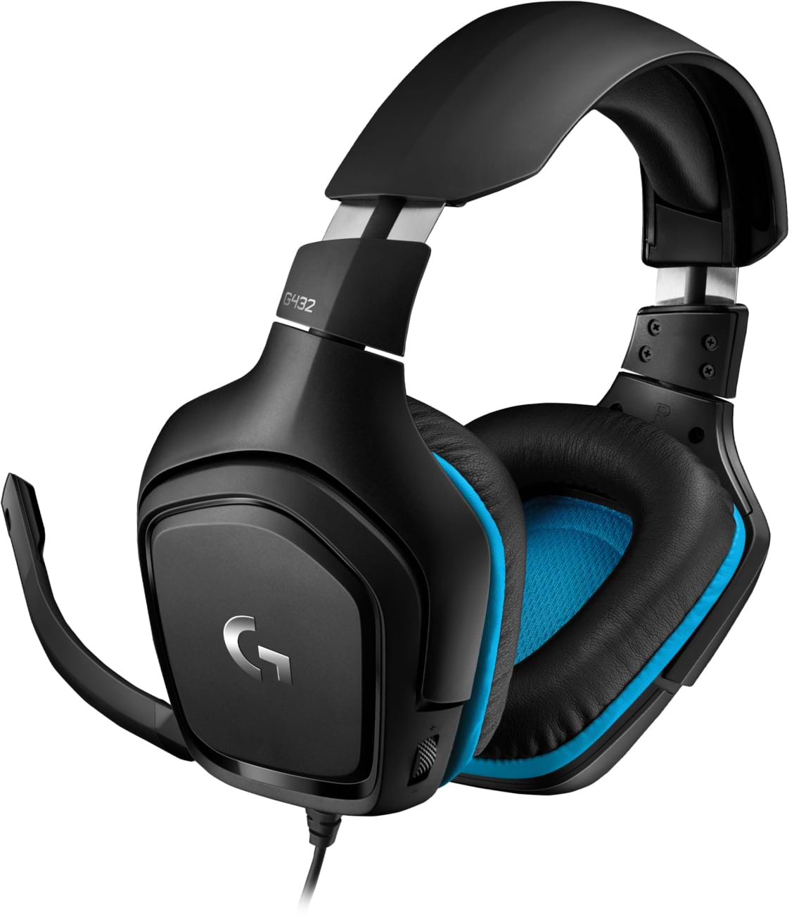 Гарнітура дротова ігрова Logitech G432 7.1 Surround Sound Wired Gaming Headset (981-000770) - Фото 1