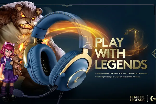 Фото - Гарнитура проводная игровая Logitech G Pro X Gaming Headset League of Legends (981-001106)