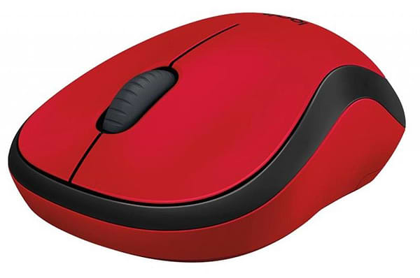Фото - Мышь беспроводная Logitech M220 Silent Red USB (910-004880)