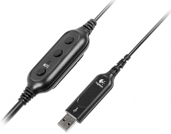 Фото - Гарнитура компьютерная Logitech PC Headset 960 USB (981-000100)