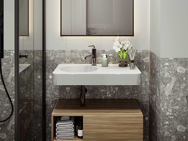 Фото - Раковина для ванної Miraggio LOOP 800 L