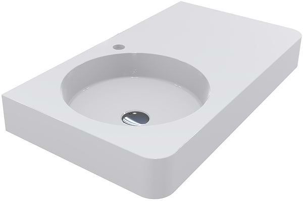 Фото - Раковина для ванної Miraggio LOOP 800 L