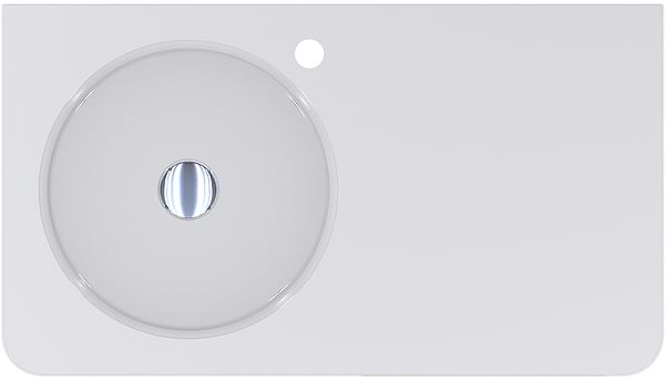 Фото - Раковина для ванної Miraggio LOOP 800 L Фото - Раковина для ванної Miraggio LOOP 800 L