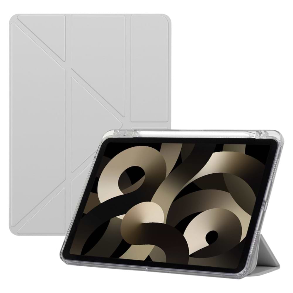 Чехол для планшета BeCover Ultra Slim Origami Transparent с креплением Apple iPad Air 11" M2/M3 2024/2025 Gray (711390)