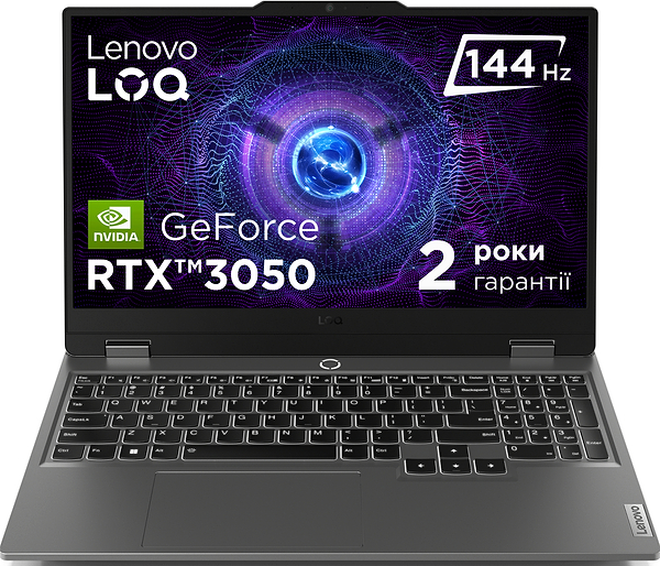 Фото - Ноутбук игровой Lenovo LOQ 15ARP9 (83JC001BRA) Luna Grey