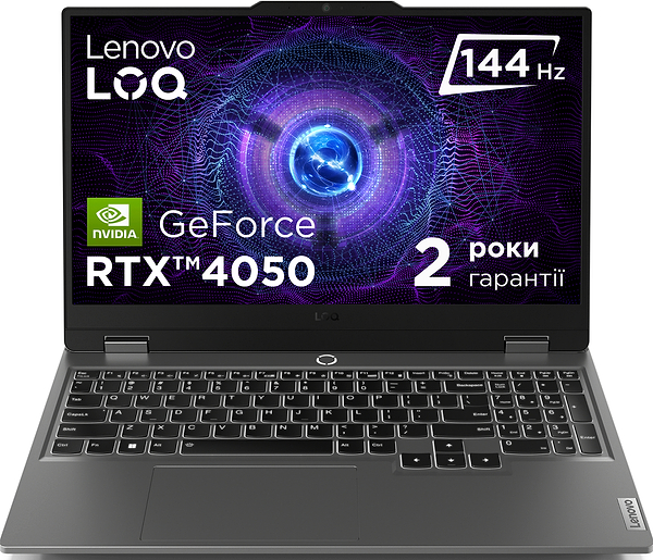 Фото - Ноутбук ігровий Lenovo LOQ 15IAX9 (83GS00MGRA) Luna Grey