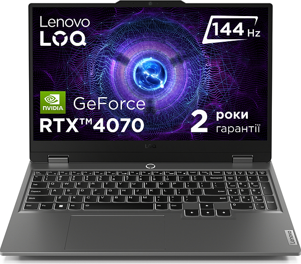 Фото - Ноутбук игровой Lenovo LOQ 15ARP9 (83JC00ANRA) Luna Grey