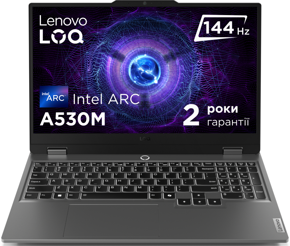 Ноутбук игровой Lenovo LOQ 15IAX9I (83FQ0013RA) Luna Grey - Фото 1