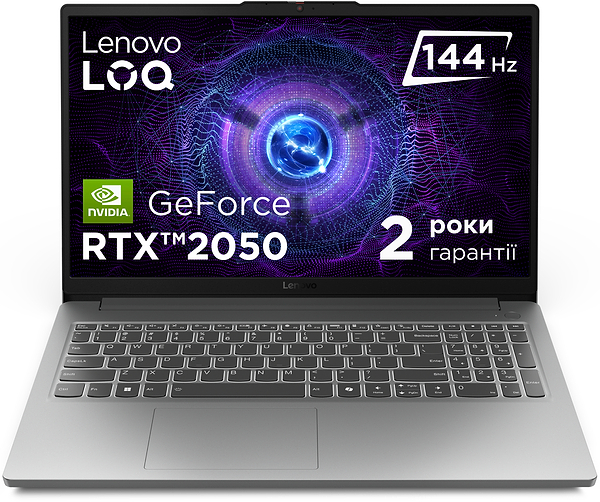 Фото - Ноутбук ігровий Lenovo LOQ 15IAX9E (83LK008RRA) Luna Grey